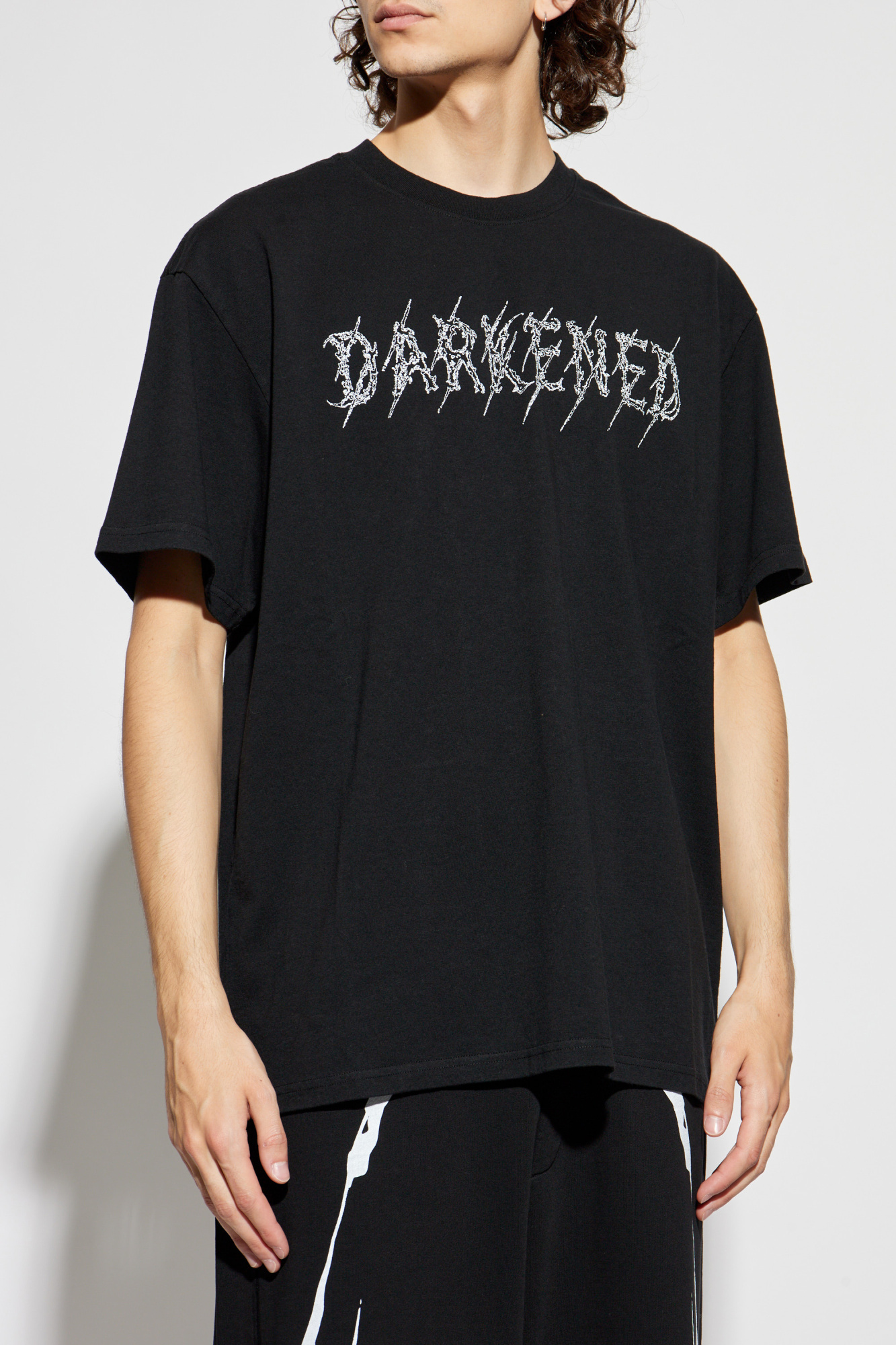 Tシャツ・カットソー ^ ^ Here Black Lip Open Back Crop Top J224341 BEH Tシャツ・カットソー ^ ^ Here Black Lip Open Back Crop Top